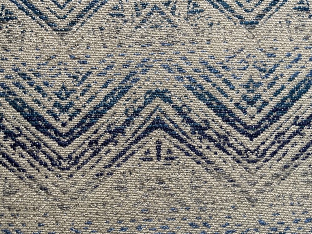 Blue Weave Heavy Fabric